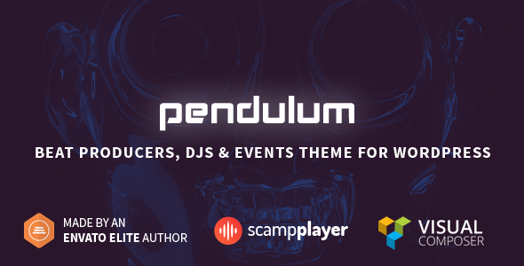 Download Pendulum - Beat Producers, DJs & Events Theme for WordPress latest version.png